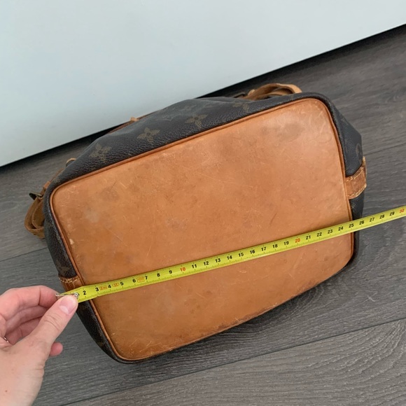 Authentic Louis Vuitton bag handbag shopper tote leather monogram brown tan LV - Picture 8 of 16